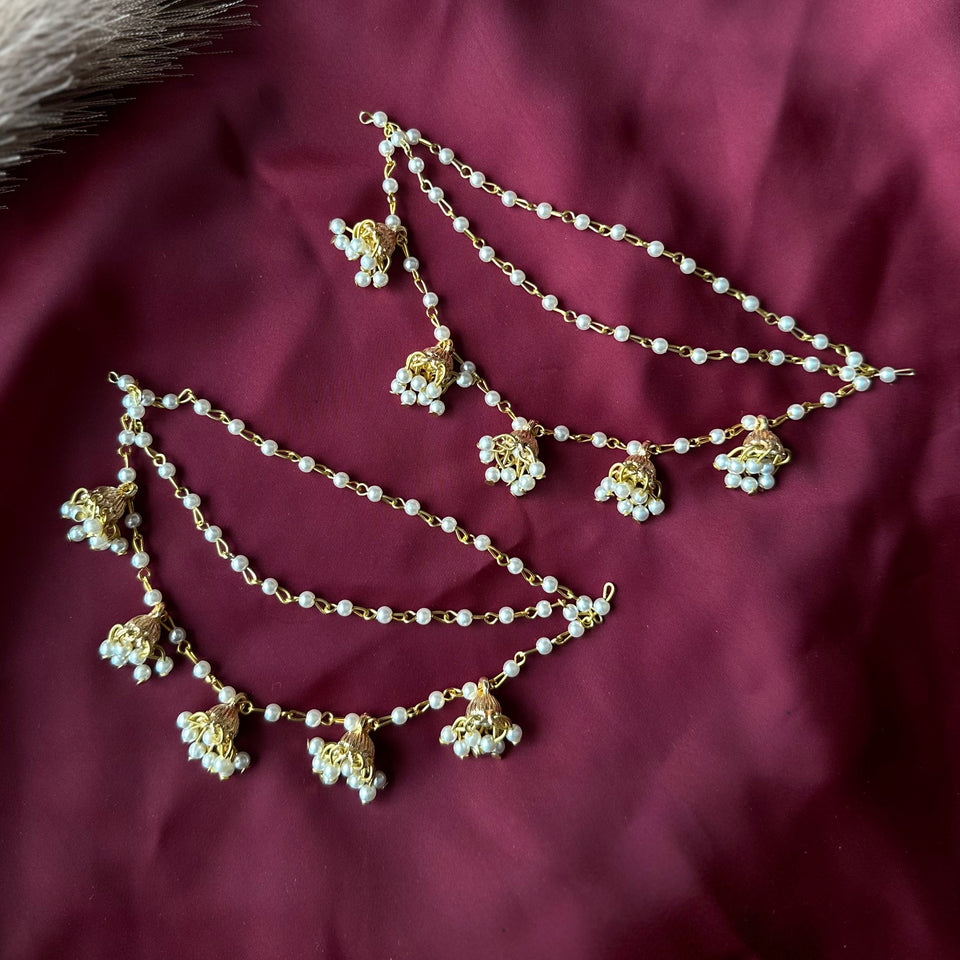 Golden Jhumki Saharay