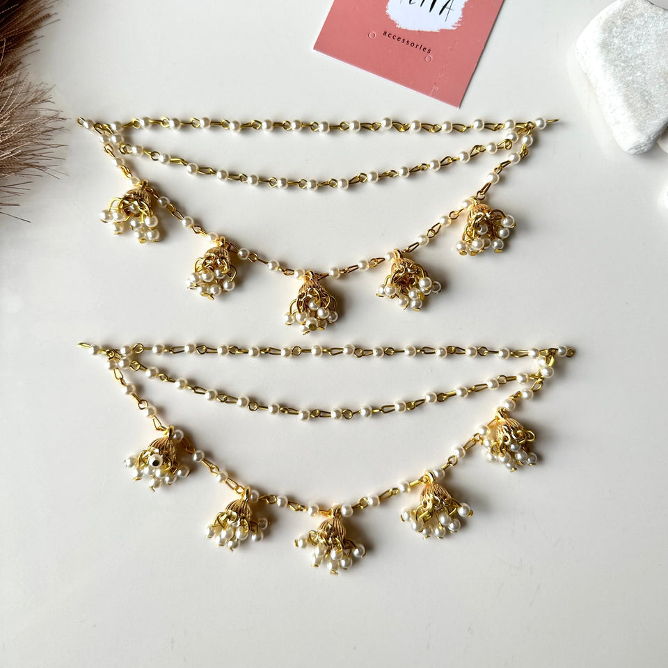 Golden Jhumki Saharay